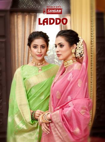 Laddo By Sangam Traditional Style Weaving Saree Collection